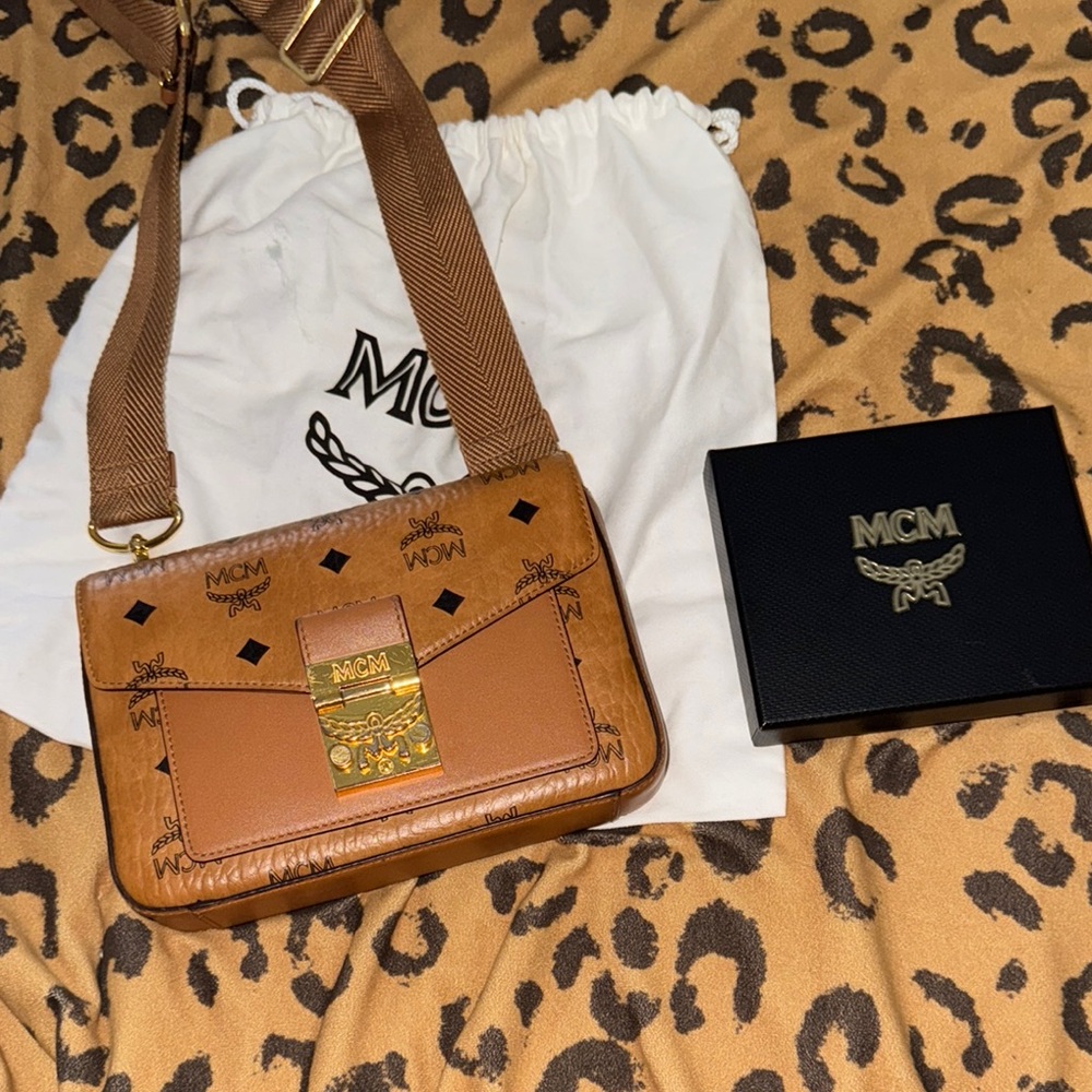 MCM Brown Crossbody Bag